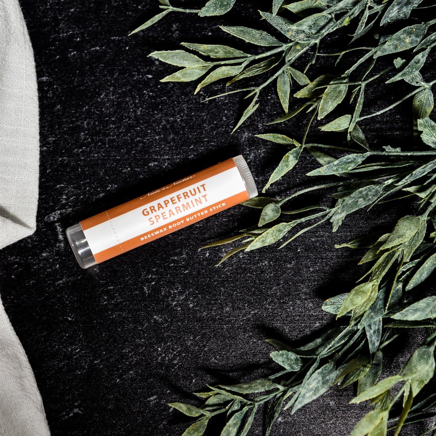 Grapefruit Spearmint Beeswax Body Butter, Beeswax Body Butter Stick Collection, Nate's Nectar Beeswax Skin Care