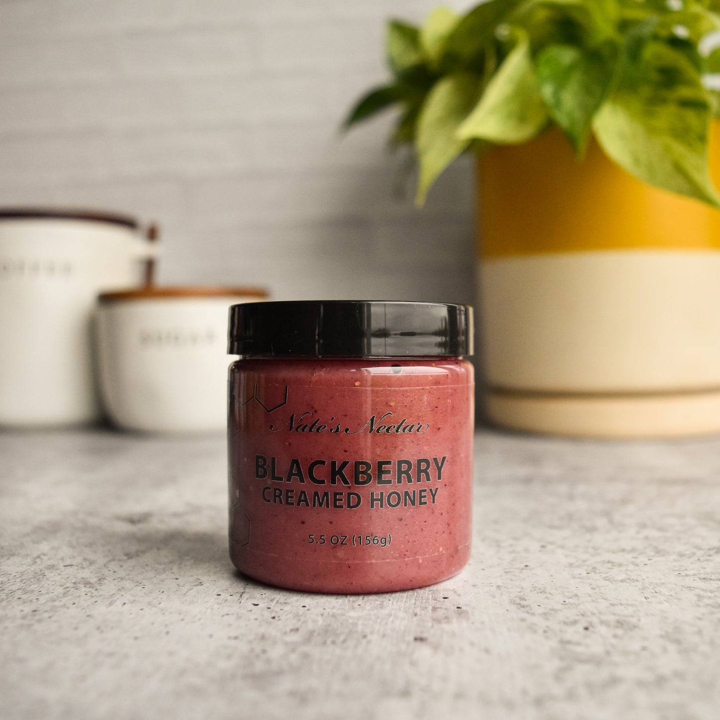 Blackberry Creamed Honey, natural ingredient spread