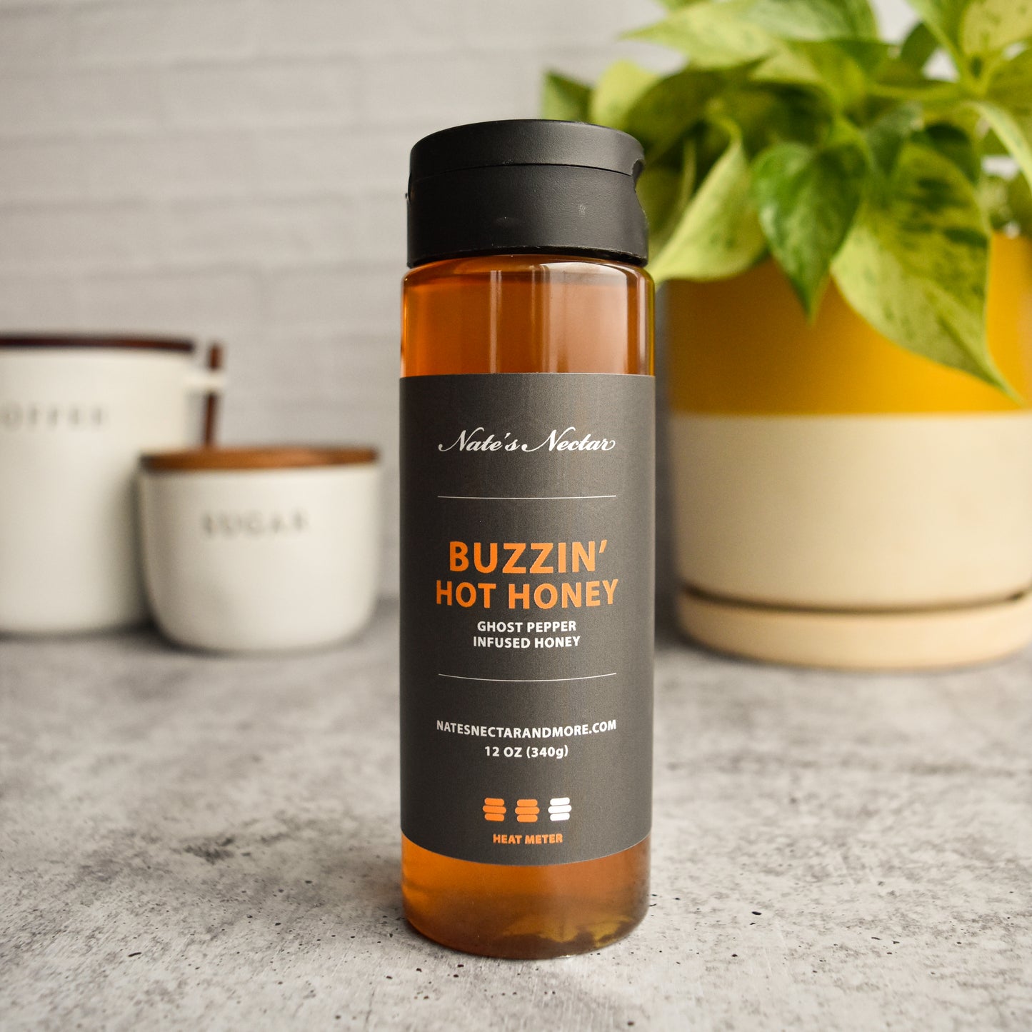 Nate's Nectar Buzzin' Hot Honey, Hot Honey, squeeze bottle