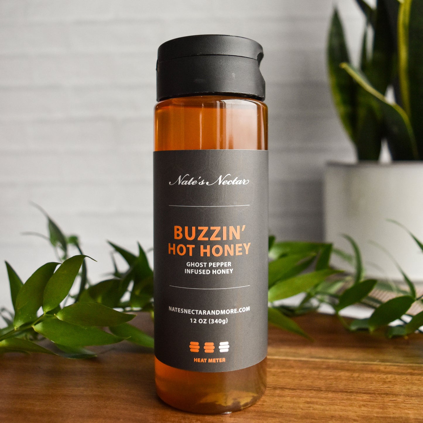 Nate's Nectar Buzzin' Hot Honey, Hot Honey, squeeze bottle