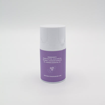 Lavender Orange Beeswax Body Butter, Nate's Nectar Beeswax Skin Care, 1 oz and 2 oz, hand poured, natural ingredient skin care