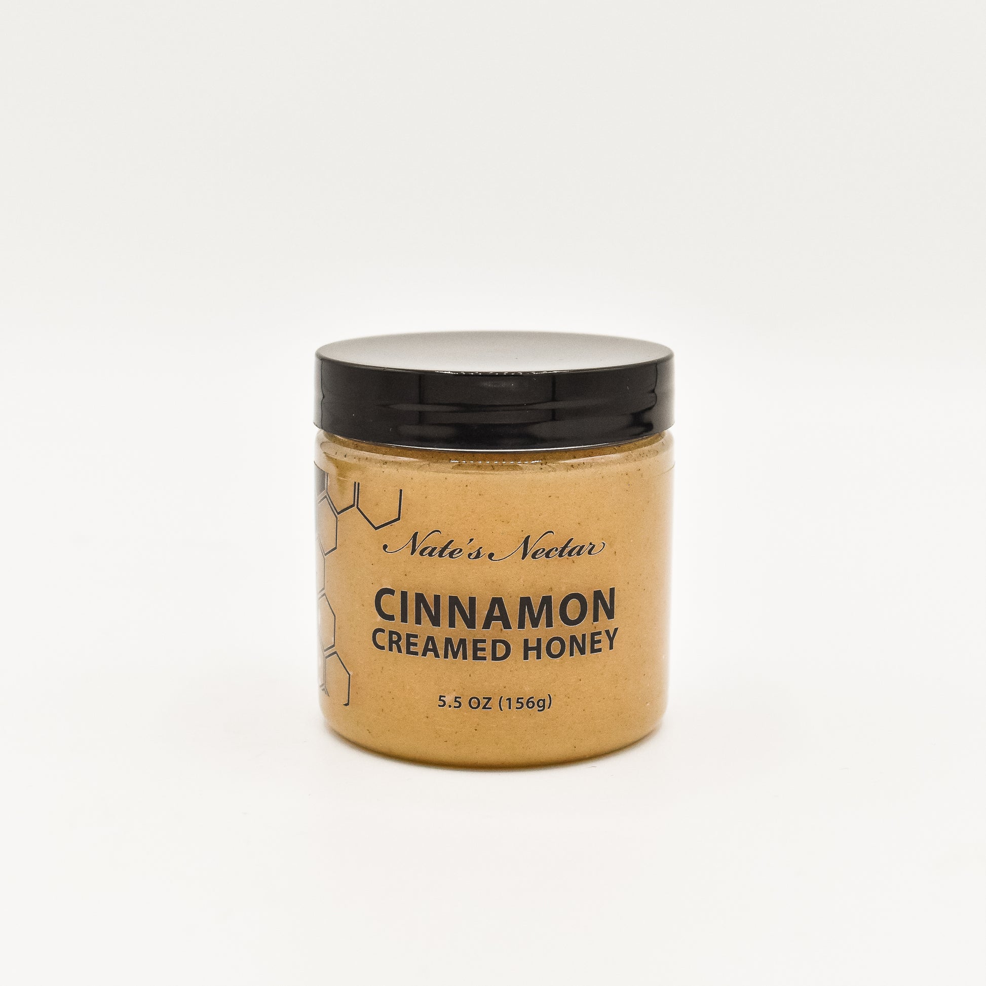 Cinnamon Creamed Honey, 5.5 oz jar, Nate's Nectar Creamed Honey Collection, natural ingredient spread