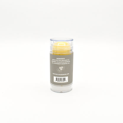 Eucalyptus peppermint body butter stick for easy, mess-free moisturizing