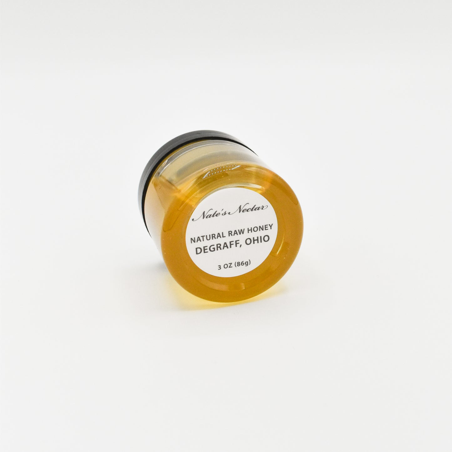 Natural Raw Honey Party Favors, 25 pack and 100 pack, 3 oz plastic jars, ideal for wedding, bridal showers, baby shower favors