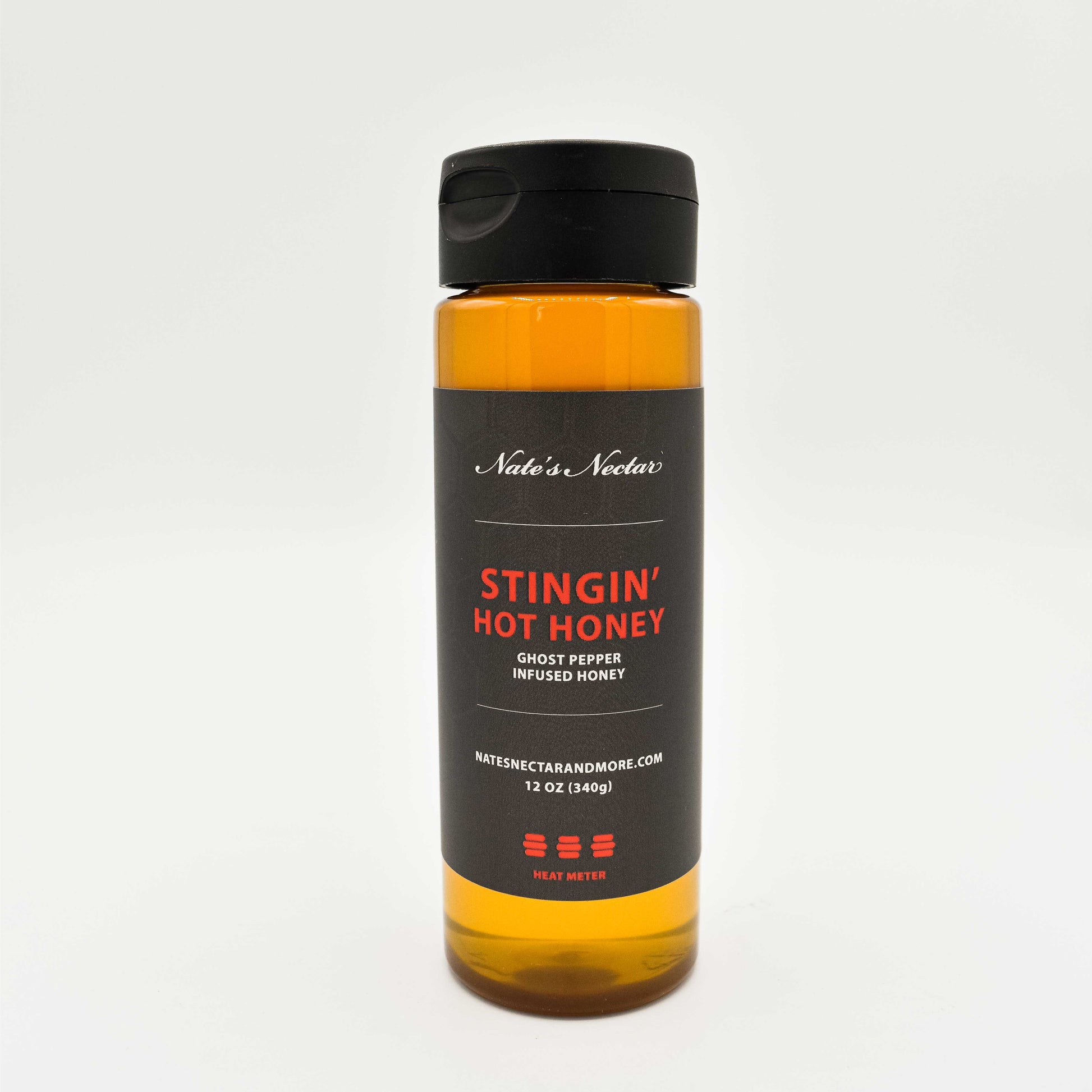 Nate's Nectar Stingin' Hot Honey, hot honey, ghost pepper infused honey