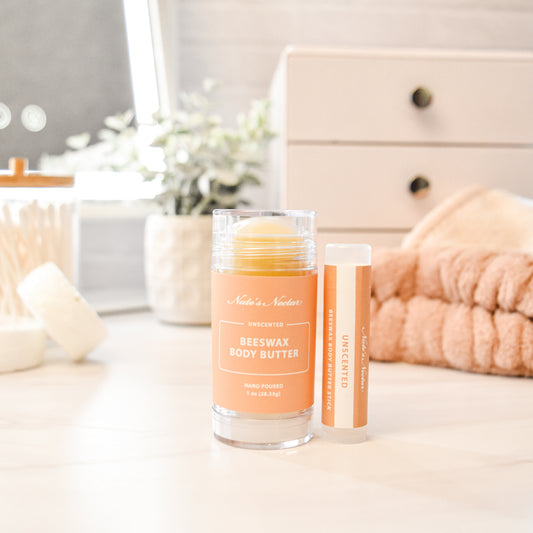 Beeswax Body Butter 1 oz and Body Butter Stick